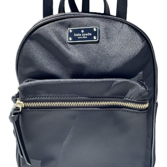 NWOT Kate Spade New York Wilson Road Small Bradley Nylon Leather Backpack - Picture 1 of 12